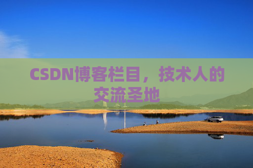 CSDN博客栏目,技术人的交流圣地